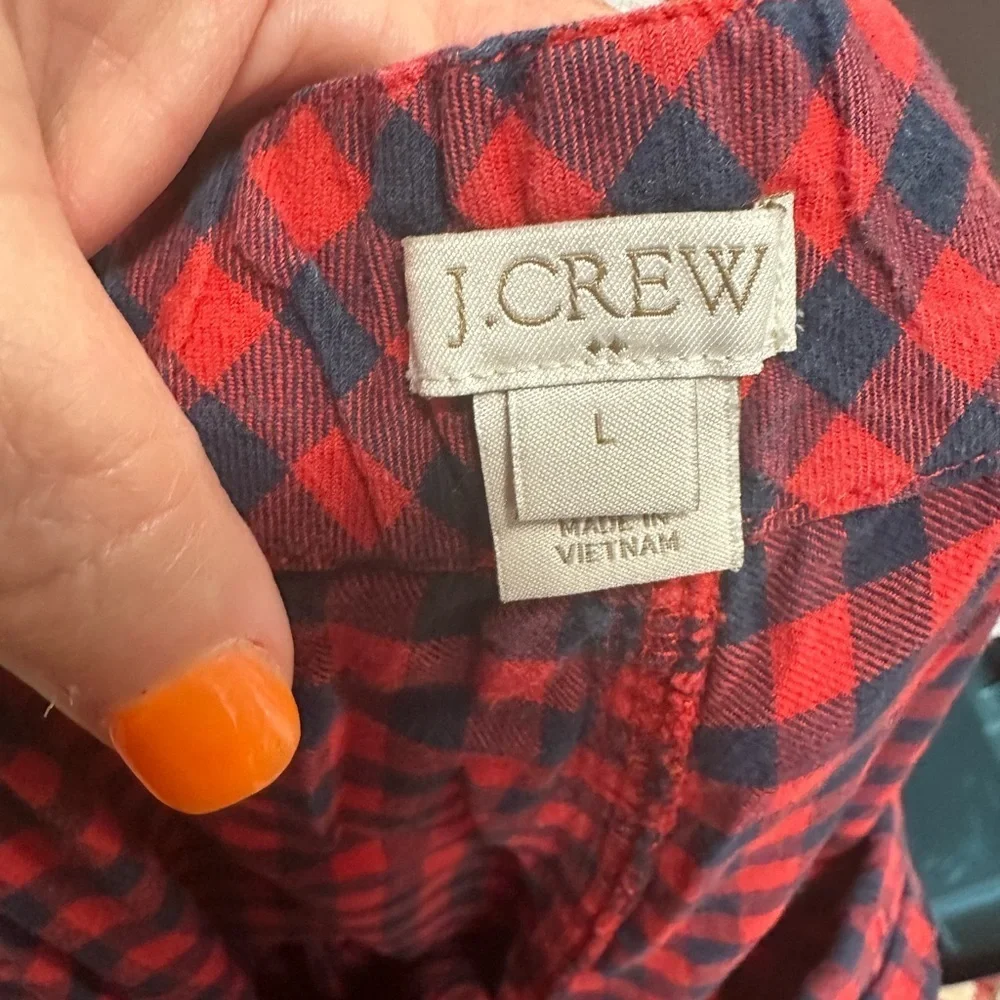 J. Crew stylish red